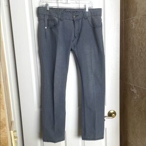 VIZIO Jeans 972. Micro check with Navy stitching